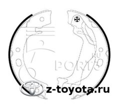 Комплект тормозных колодок, стояночная тормозная система