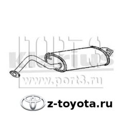 Глушитель выхлопных газов конечный