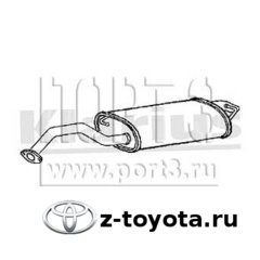 Глушитель выхлопных газов конечный